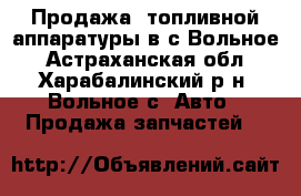  Продажа  топливной аппаратуры в с.Вольное - Астраханская обл., Харабалинский р-н, Вольное с. Авто » Продажа запчастей   